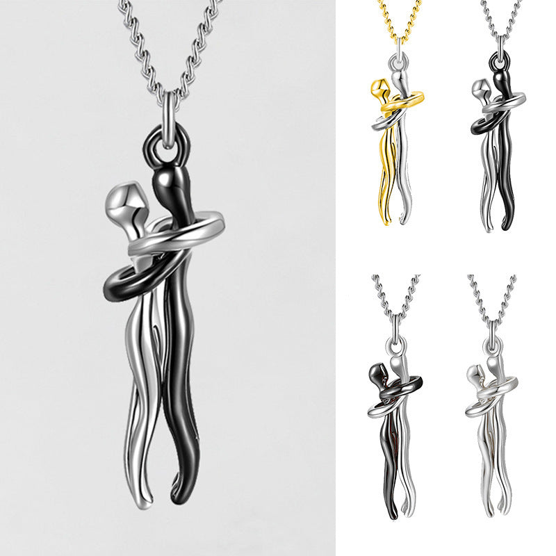 Hug Pendant Necklace