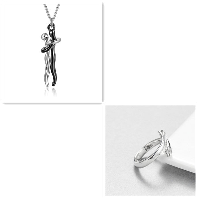 Hug Pendant Necklace