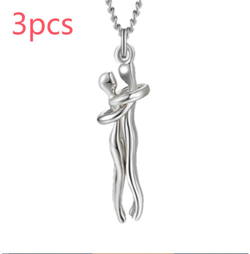 Hug Pendant Necklace